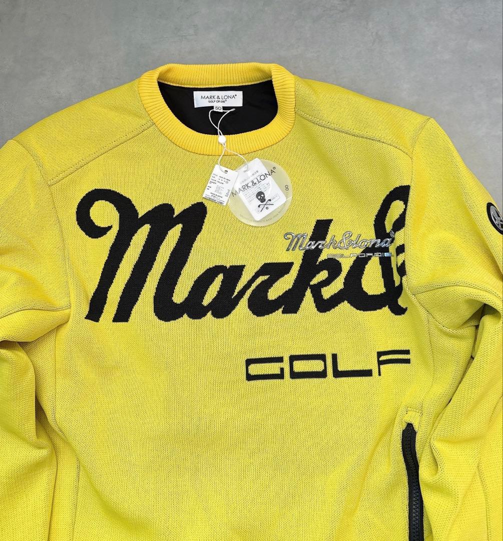 新品 ★ MARK&LONA ニット ブルゾン セーター マーク&ロナ 正規品