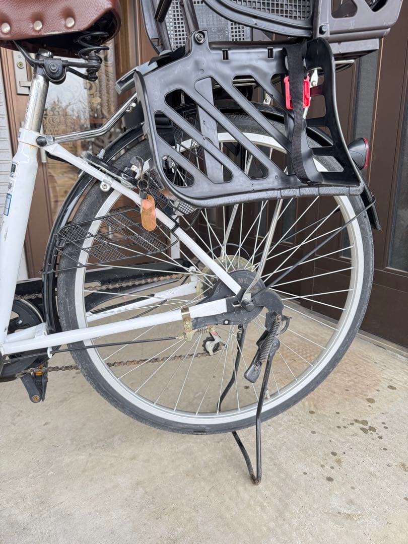 【最終値下げ】チャイルドシート付き自転車　26インチ
