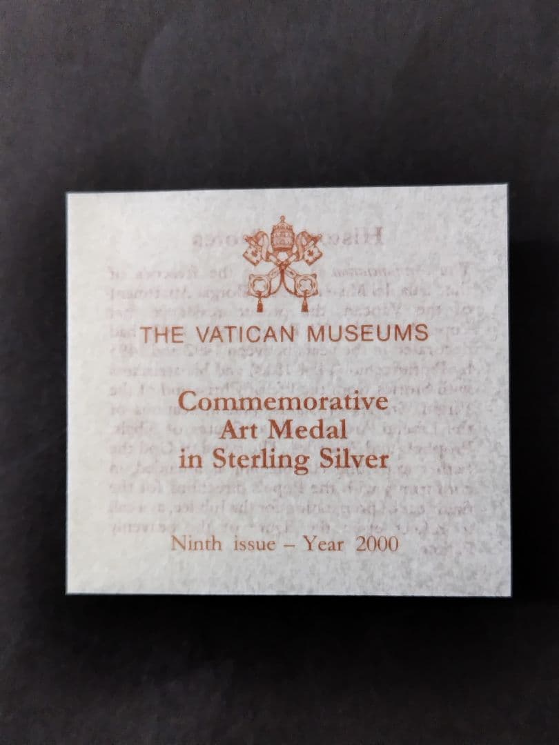 【希少品】バチカン美術館　記念メダル　2000年　ピントゥリッキオ　受胎告知