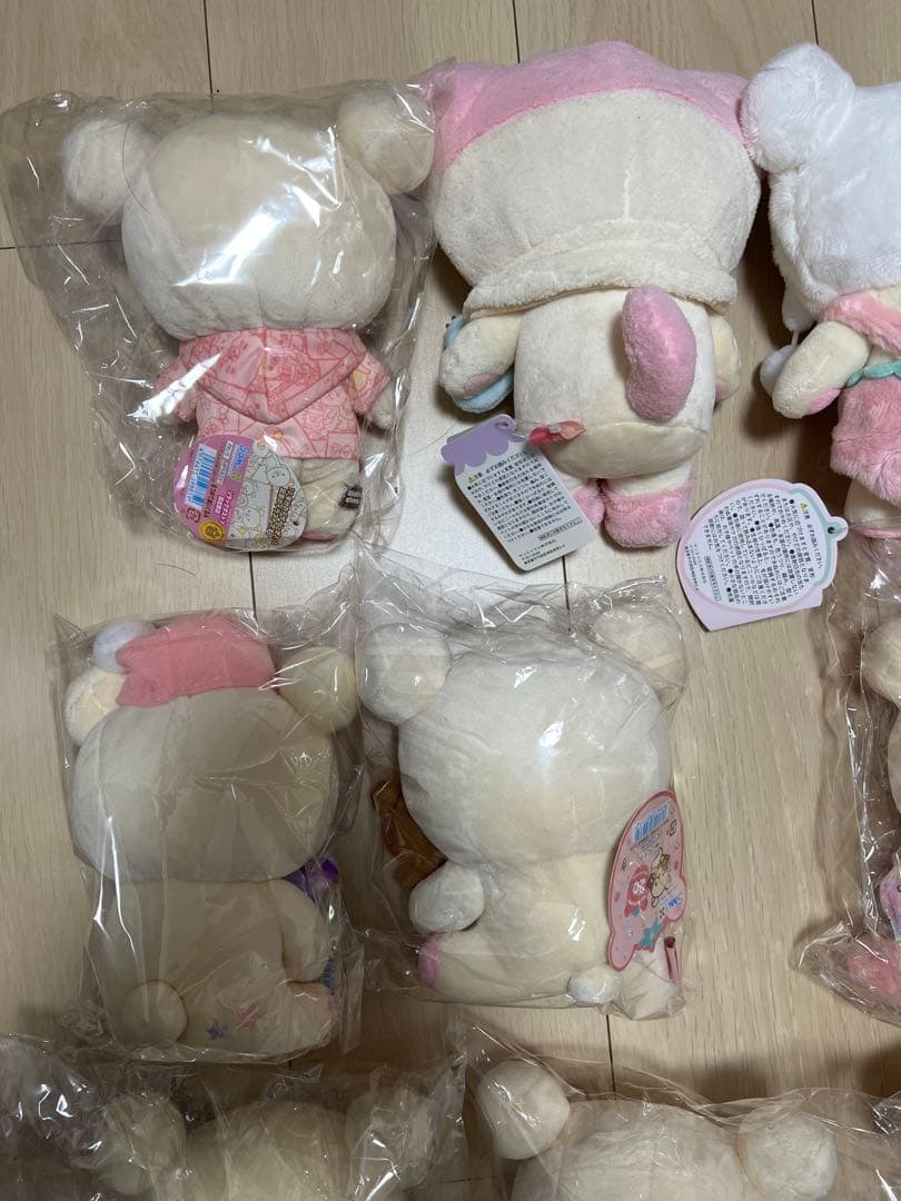 コリラックマ　タグ付きぬいぐるみ　9点セット