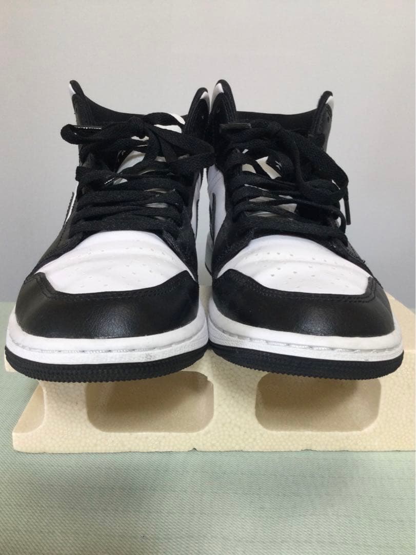 メンズバスケシューズ AIR JORDAN 1 MID WHITE/BLOCK