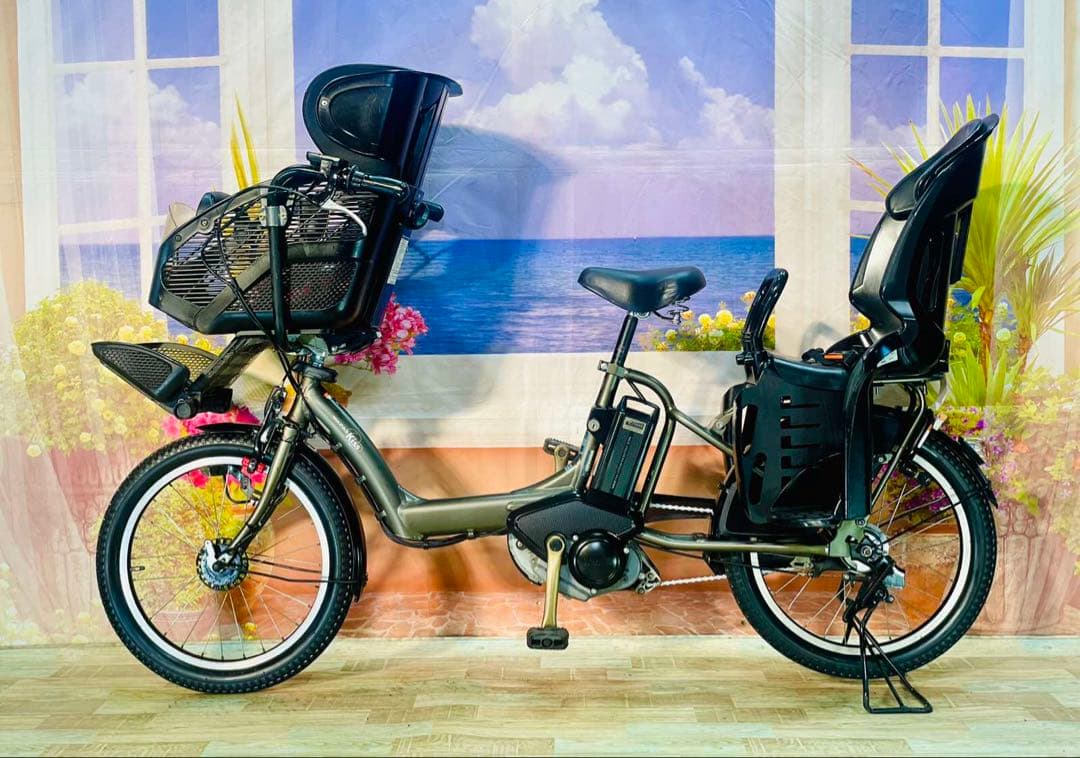 ヤマハパスキス⭐️人気モデル！子供乗せ電動アシスト自転車Y3191