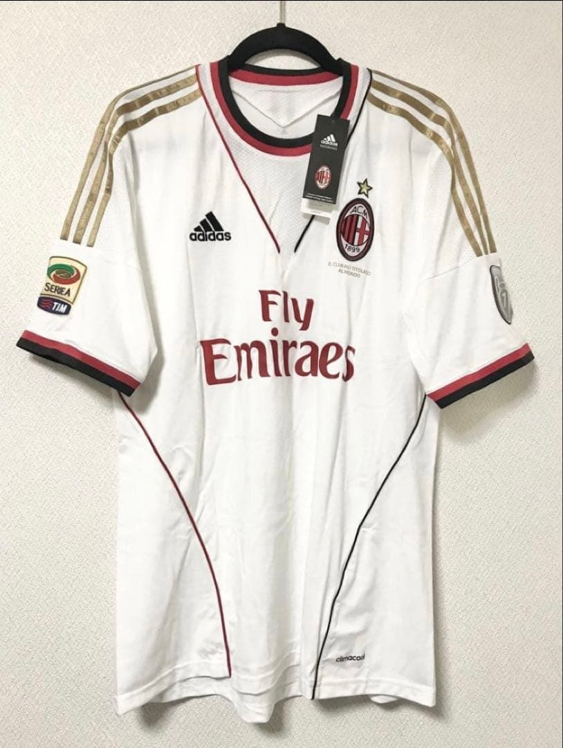 新品2枚セット ACミラン10番 本田圭佑選手直筆サイン入りユニフォーム