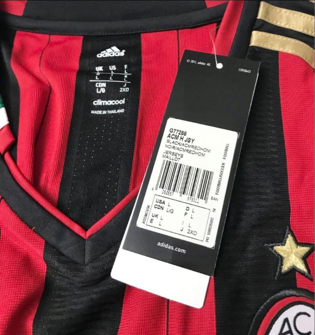 新品2枚セット ACミラン10番 本田圭佑選手直筆サイン入りユニフォーム