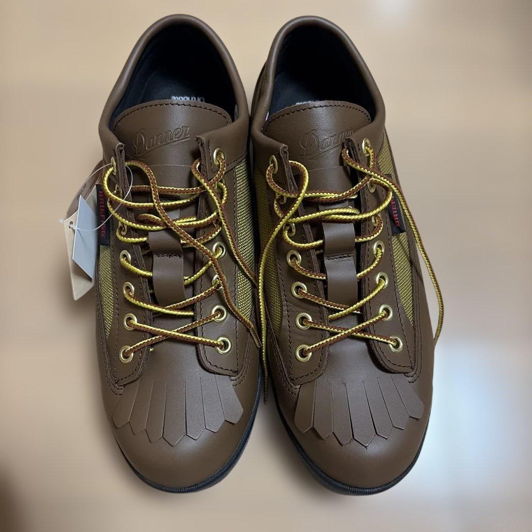 【未使用】ブリーフィング　Danner ブラウン ゴルフシューズ　26.5