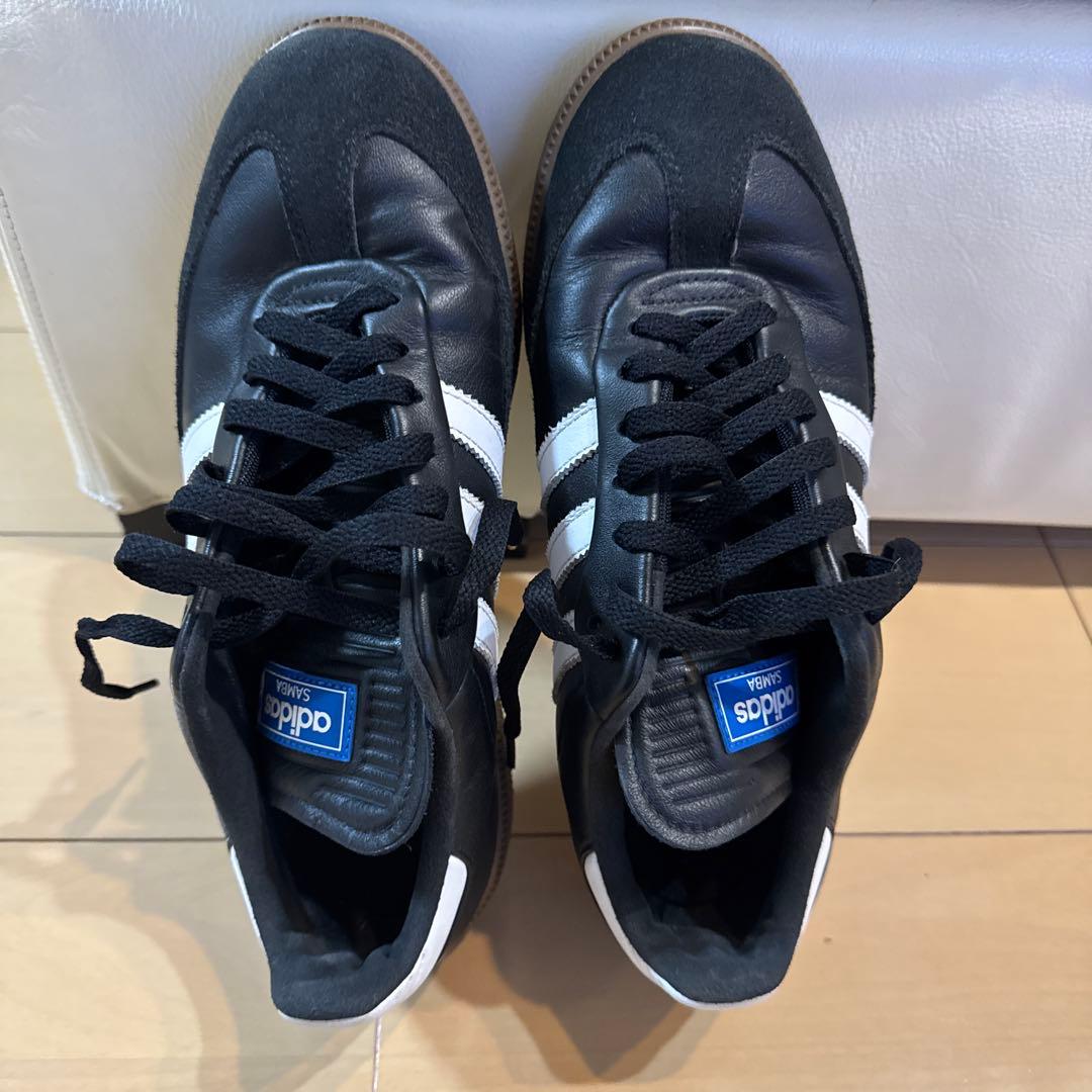adidas Samba ブラック/ホワイト ゴルフシューズ