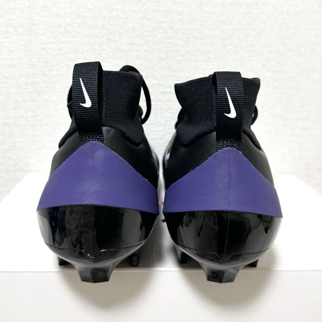 ナイキ 29.5 ヴェイパー プロ アメフト スパイク シューズ クリート 黒