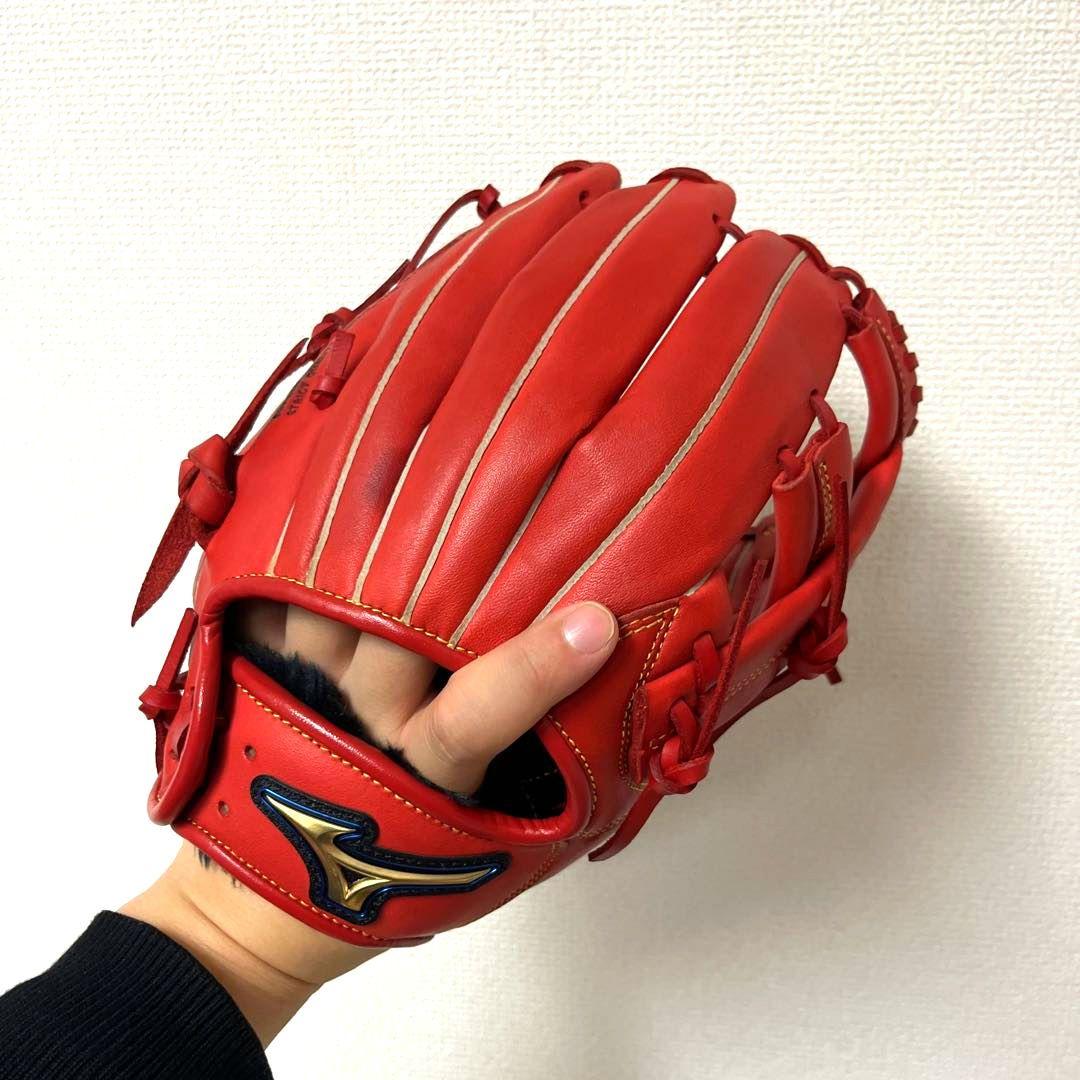 843 ミズノ 即戦力 極美品 軟式 少年内野手用グローブ