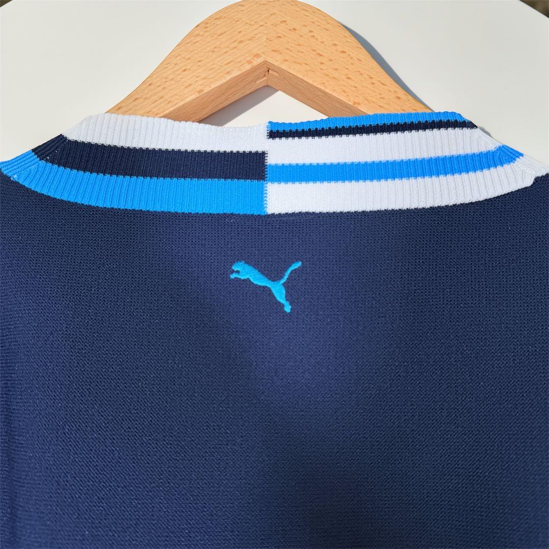 PUMA レディース Vネックセーター ネイビー