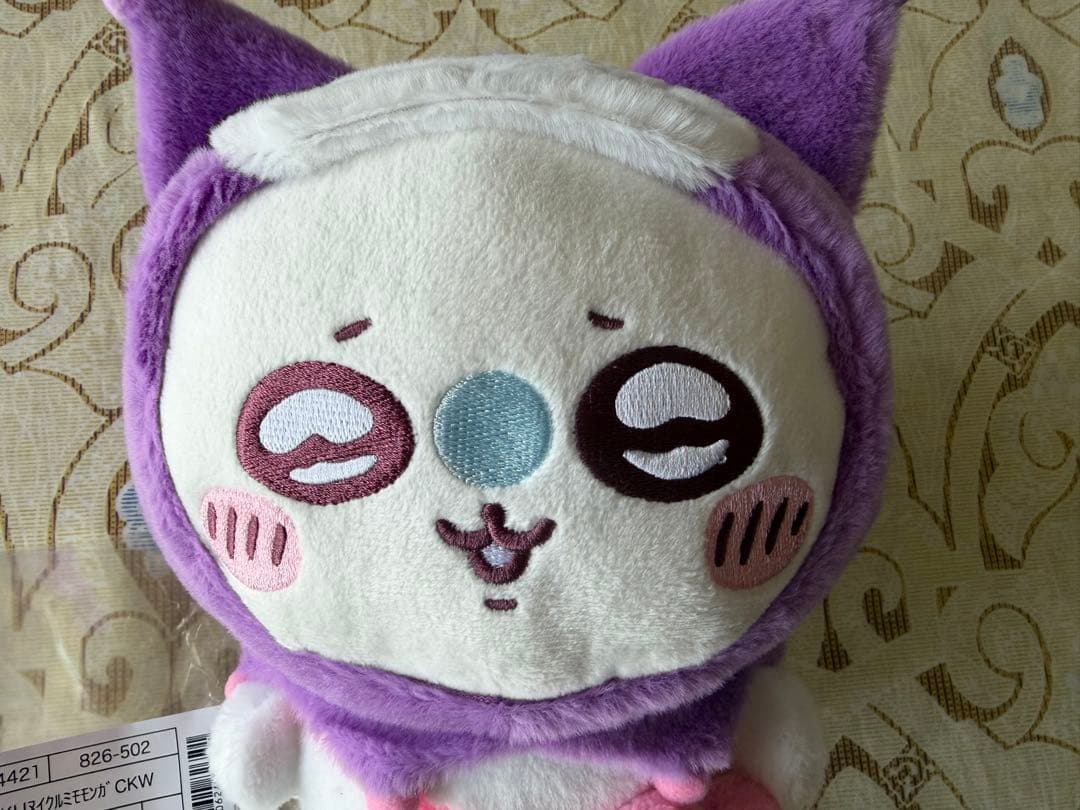モモンガ　ちいかわベイビー　ぷっくりアクリルマグネット　モモンガだらけ　クロミ