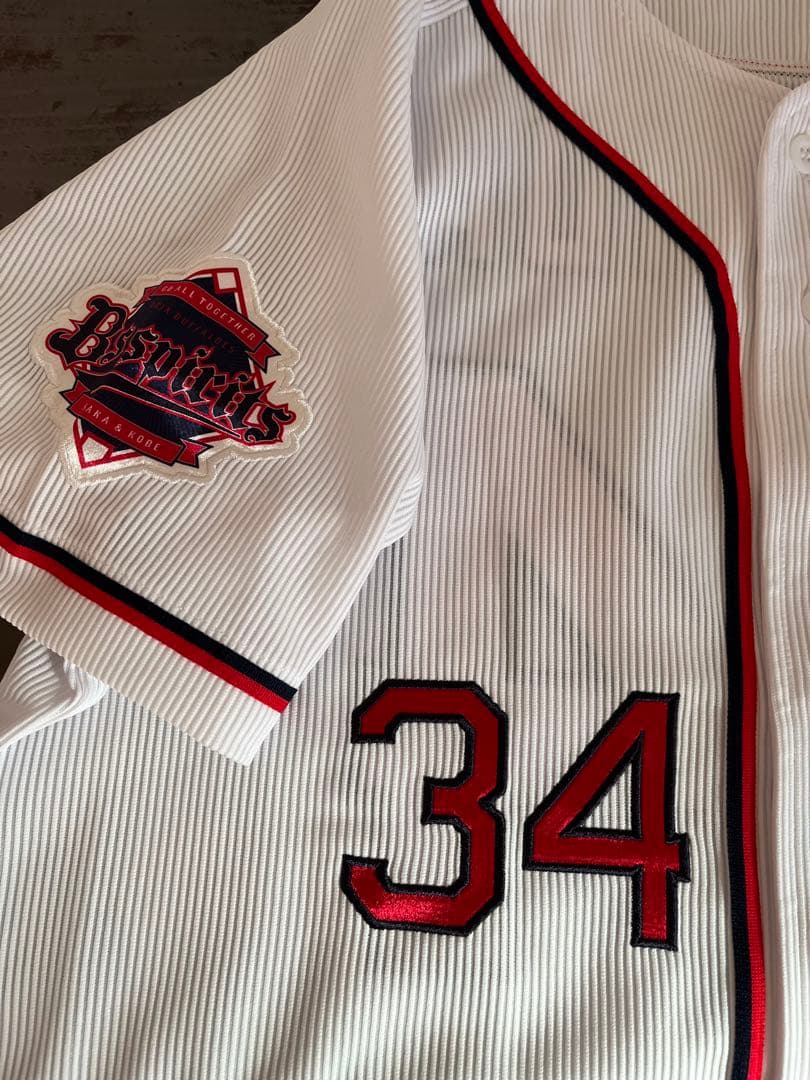 オリックスバッファローズ吉田正尚ユニフォーム 刺繍仕様デサント製Lサイズ