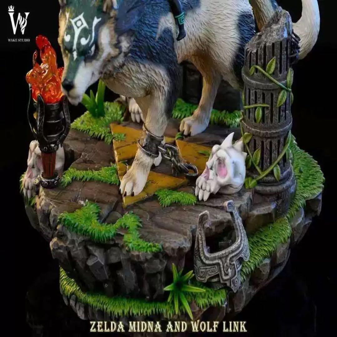 ゼルダの伝説 Wake-STUDIO リンク ミドナ フィギュア
