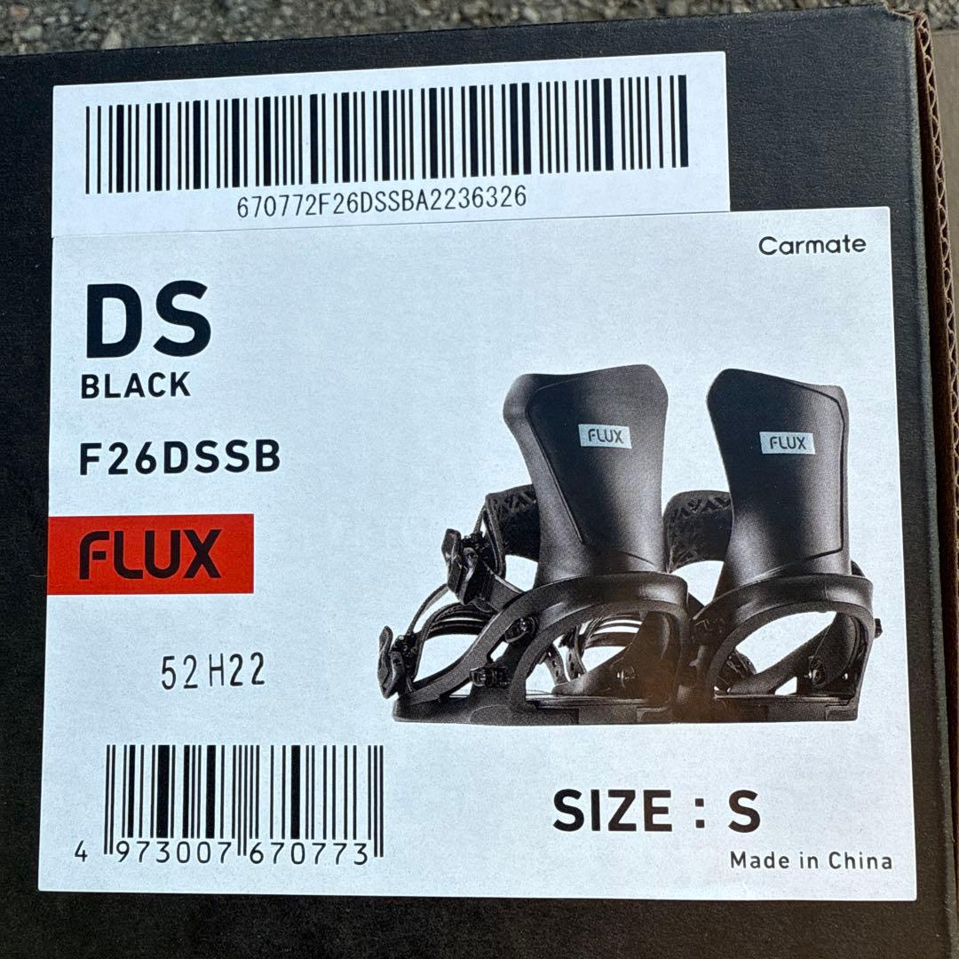 FLUX F26DSSB ビンディング サイズS ブラック　新品未使用