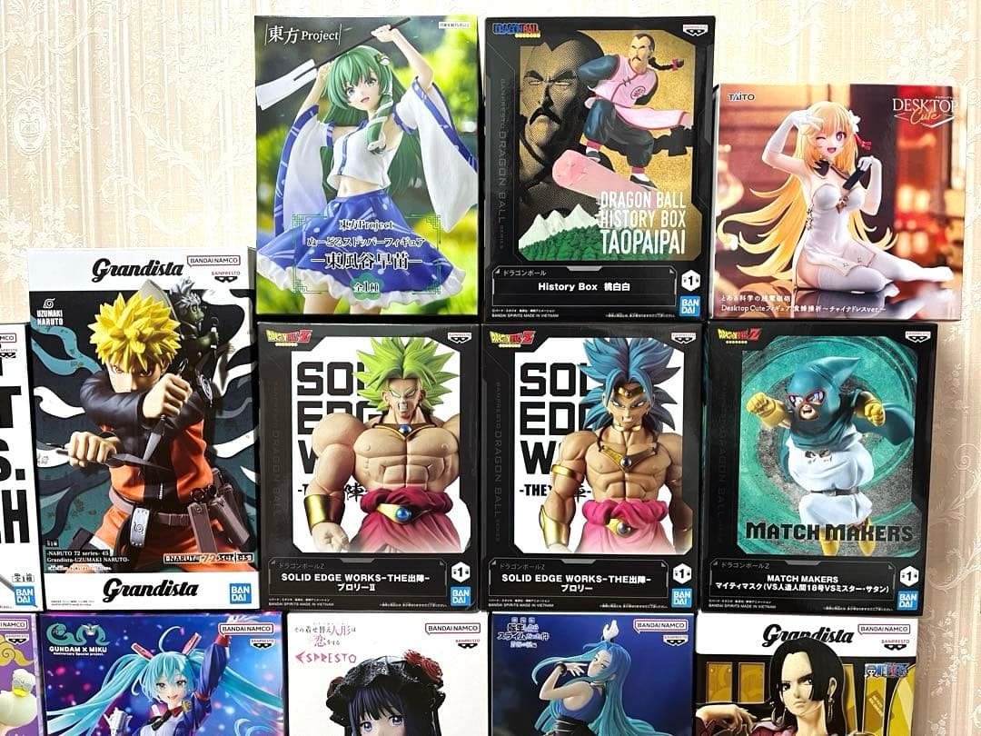 お得価格！ワンピース ドラゴンボール 新作プライズフィギュアあり13点まとめ売り