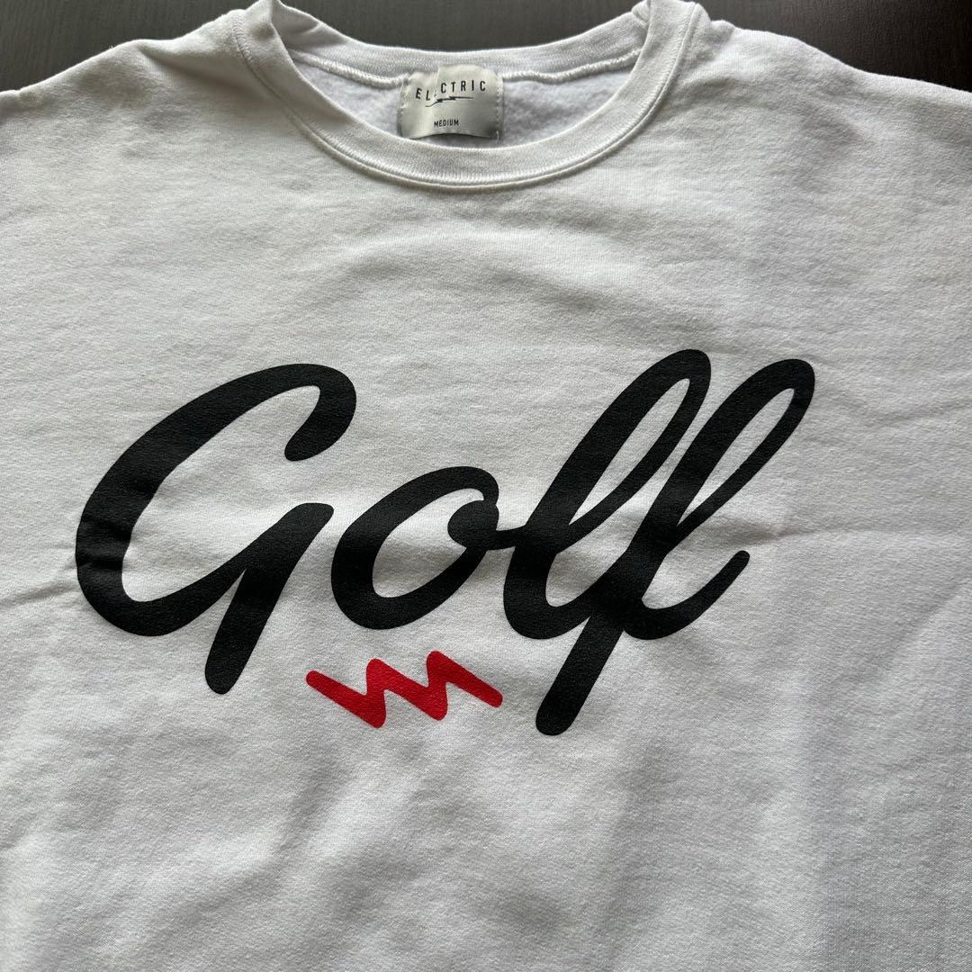 ELECTRICGOLF白スエット