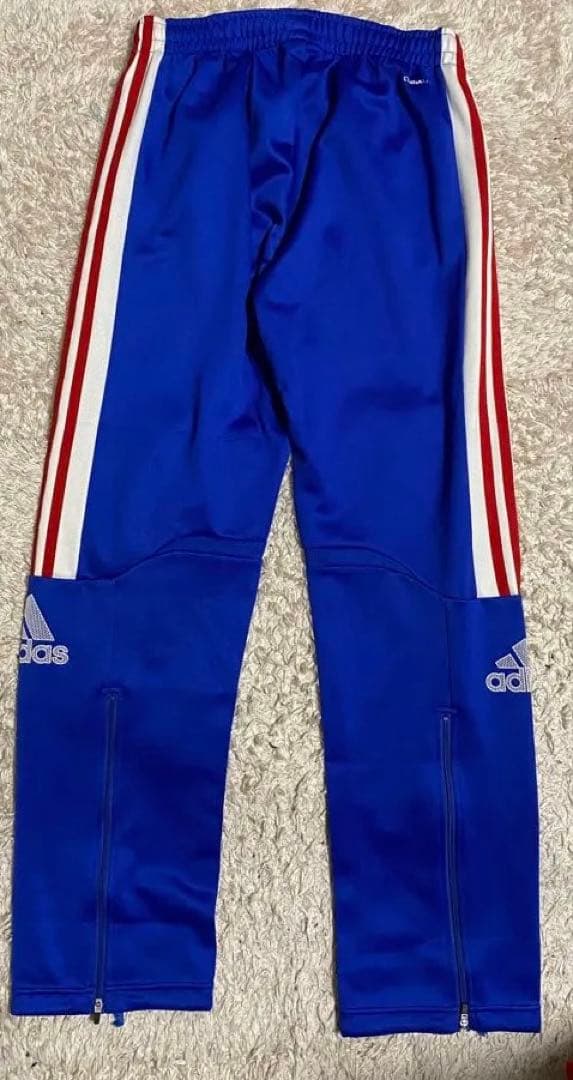 adidas アディダス　ジャージ　セットアップ　上下　ブルー　サイズL　ブルー