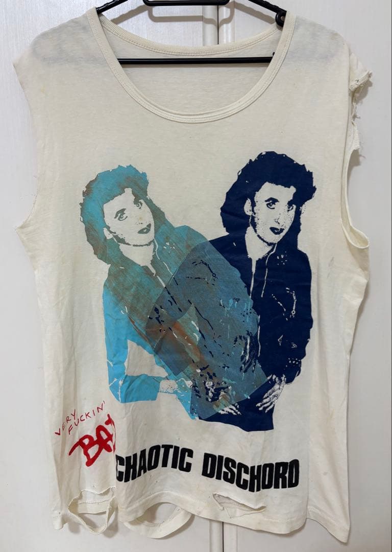 CHAOTIC DISCHORD カットオフTシャツ　ビンテージ