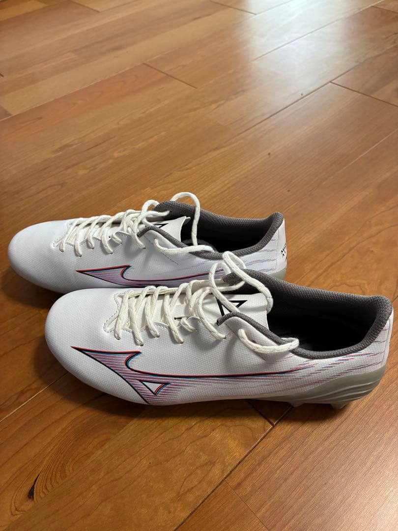 Mizuno サッカーシューズ ホワイト/パープル