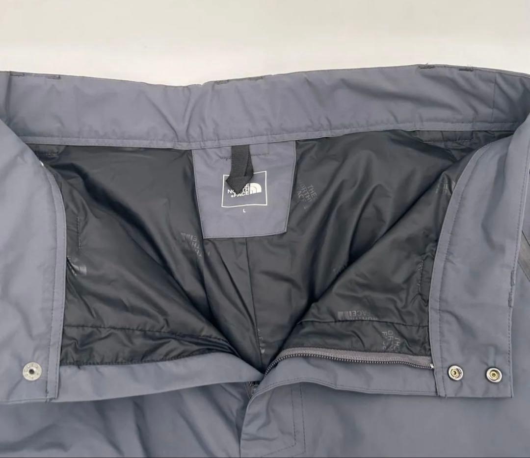 【美品】色グレー　ノースフェイス シュカブラパンツ L NS62312 スノボ
