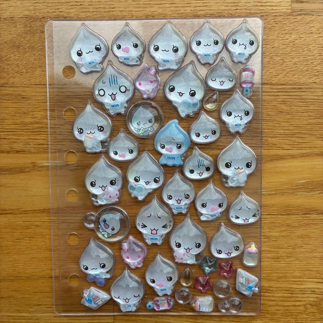 【シール帳】　完成品　キーホルダー付き A7サイズ　6穴手帳