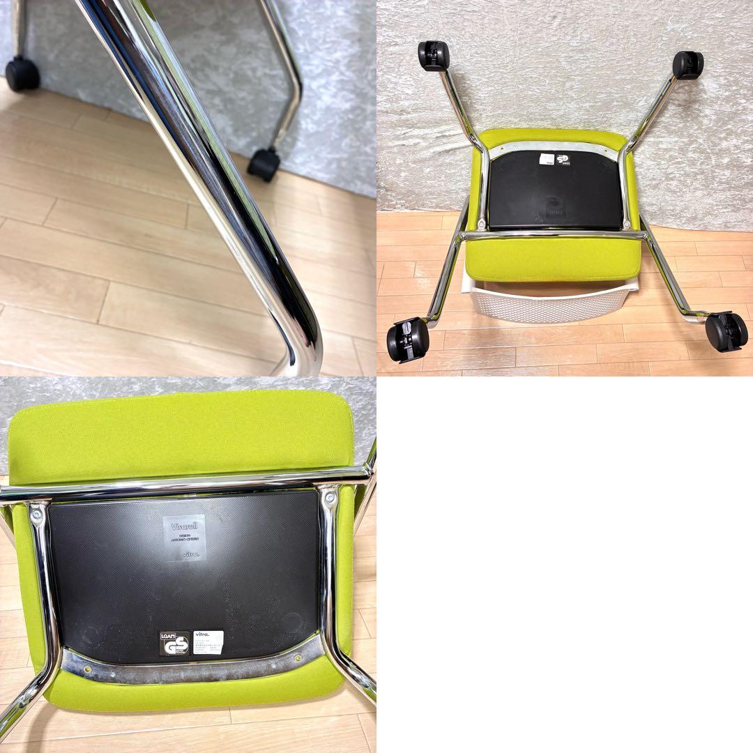 vitra ヴィトラ ビザロール2 visaroll 2 タイヤ付チェア 2脚②
