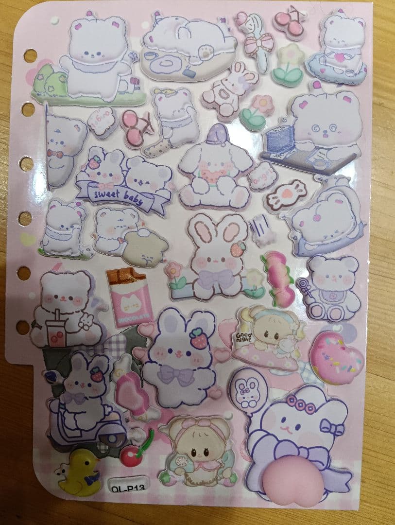 シール帳完成品◎キーホルダー付