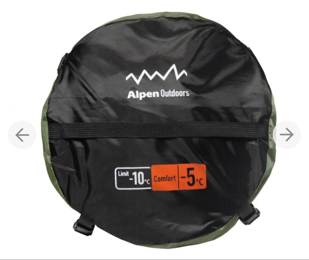 【新品】Alpen Outdoors 封筒型シュラフ-5 アルペンアウトドアーズ