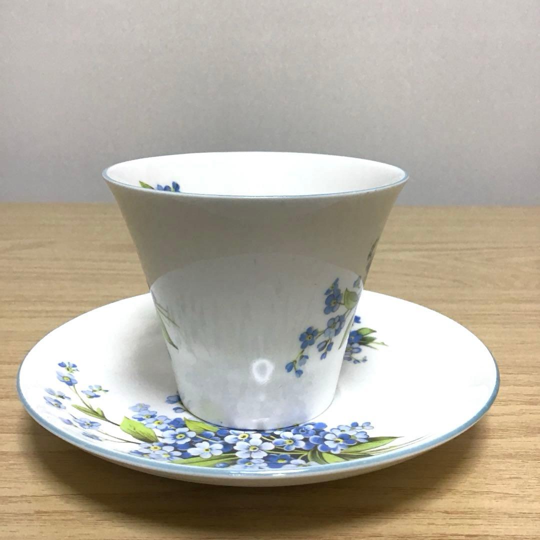 シェリー　勿忘草　カップ&ソーサー　③