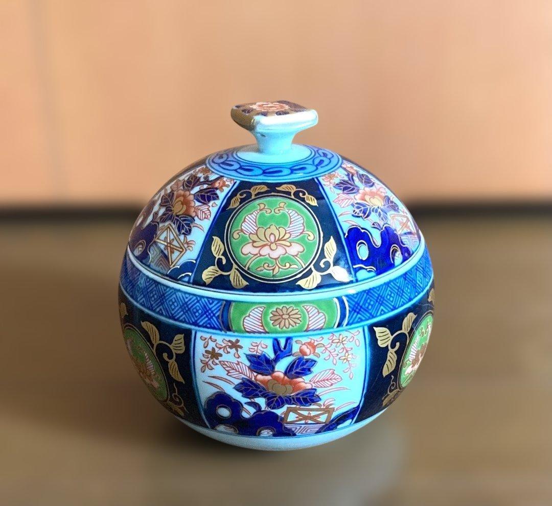 伊万里焼 蓋もの ボンボン入れ