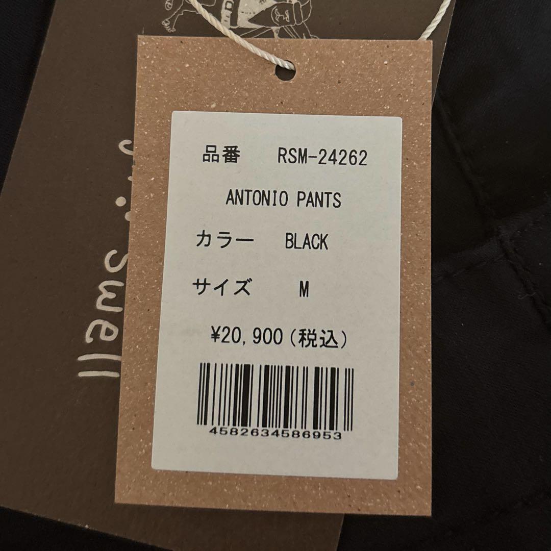 【新品未使用】rough&swell ANTONIO PANTS M ブラック