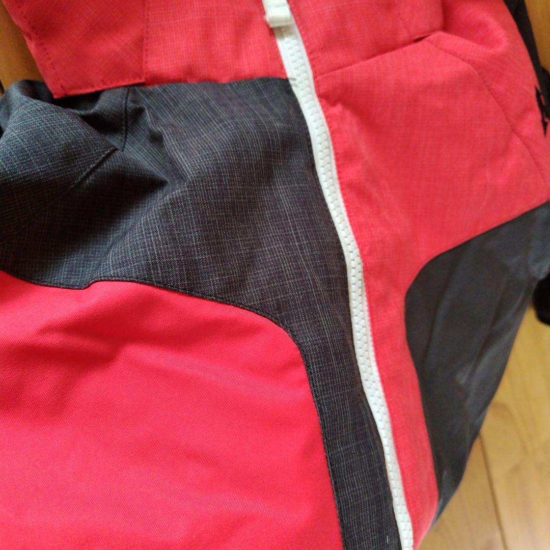 デサント DESCENTE スキーウェア上下 赤黒 130 キッズ ジュニア