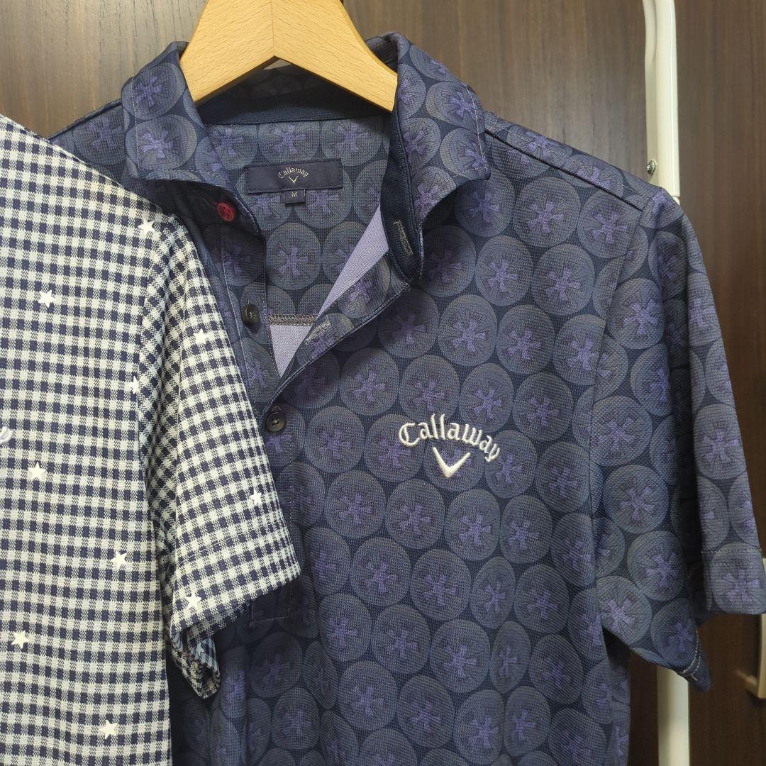 美品　Callaway　キャロウェイ　ゴルフ　シャツ　Mサイズ　3点