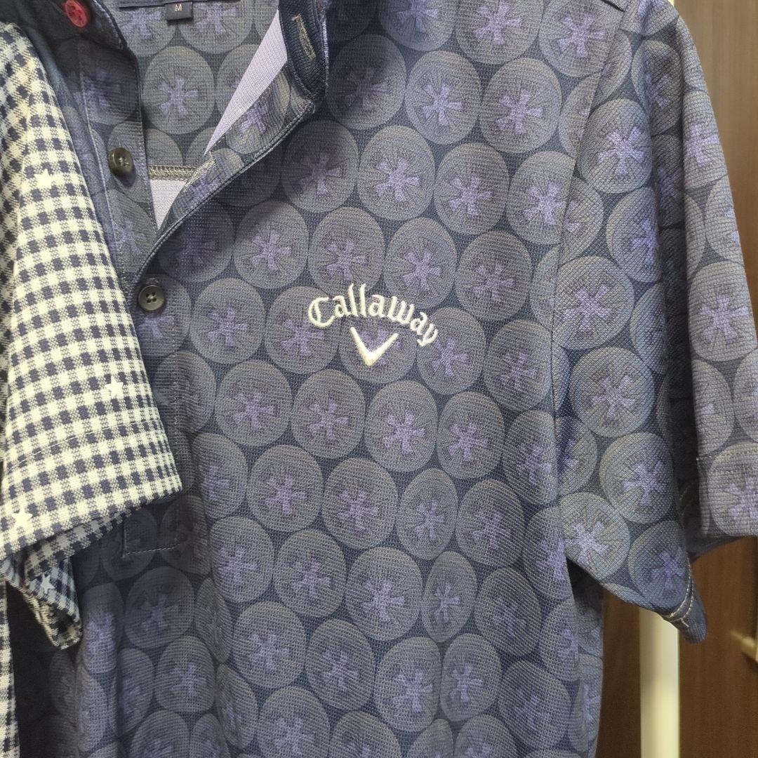 美品　Callaway　キャロウェイ　ゴルフ　シャツ　Mサイズ　3点