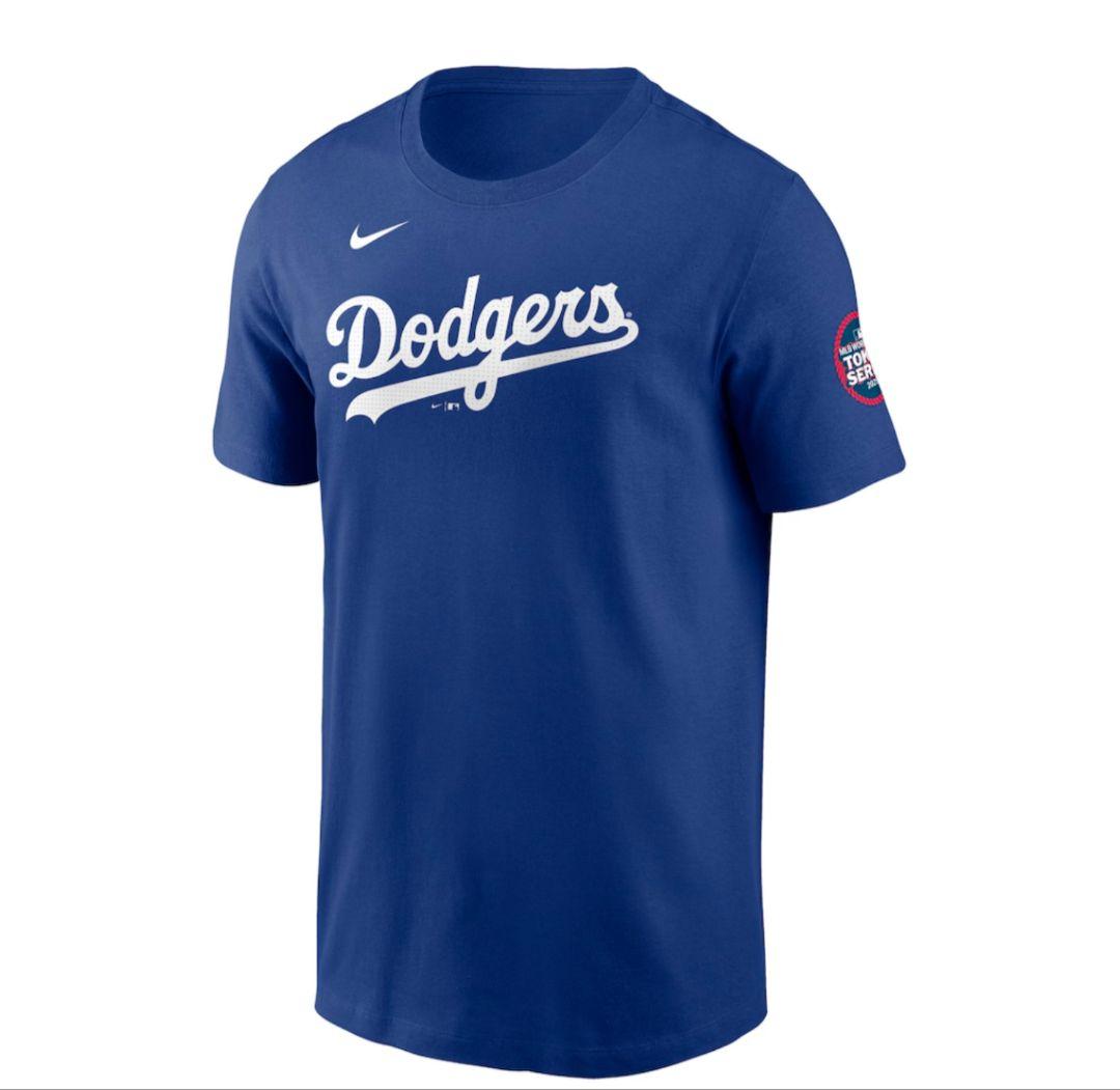 【L】東京シリーズ限定 袖パッチ付 ナイキ 大谷翔平 ナンバーTシャツ MLB