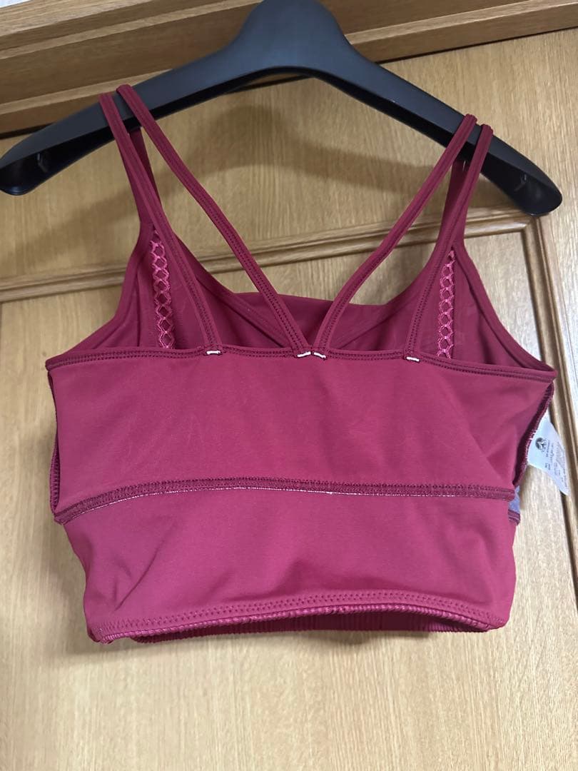 【新品・SUKALA】完売品 エンボスリーフブラトップ M レッド