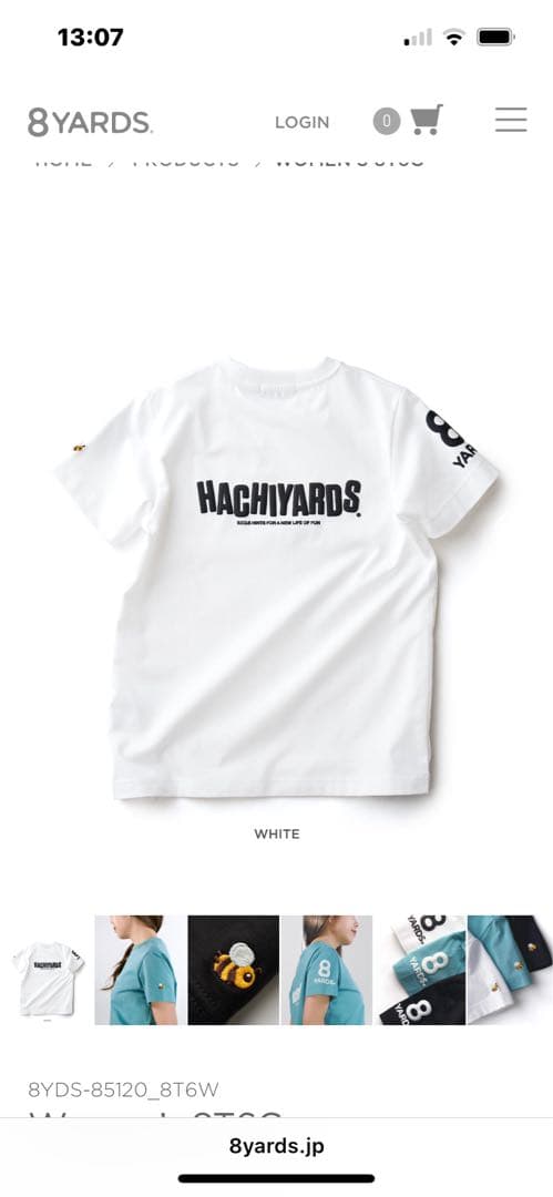8YARDS Tシャツ