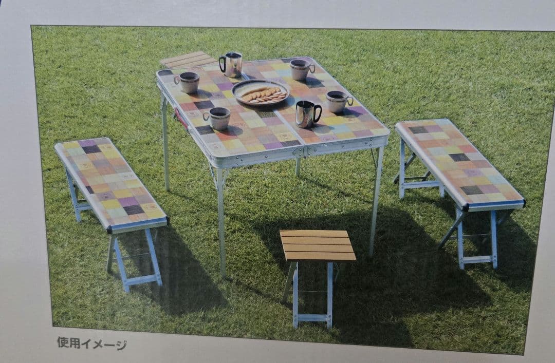 コールマン　モザイクファミリーリビングセット　プラス　美品