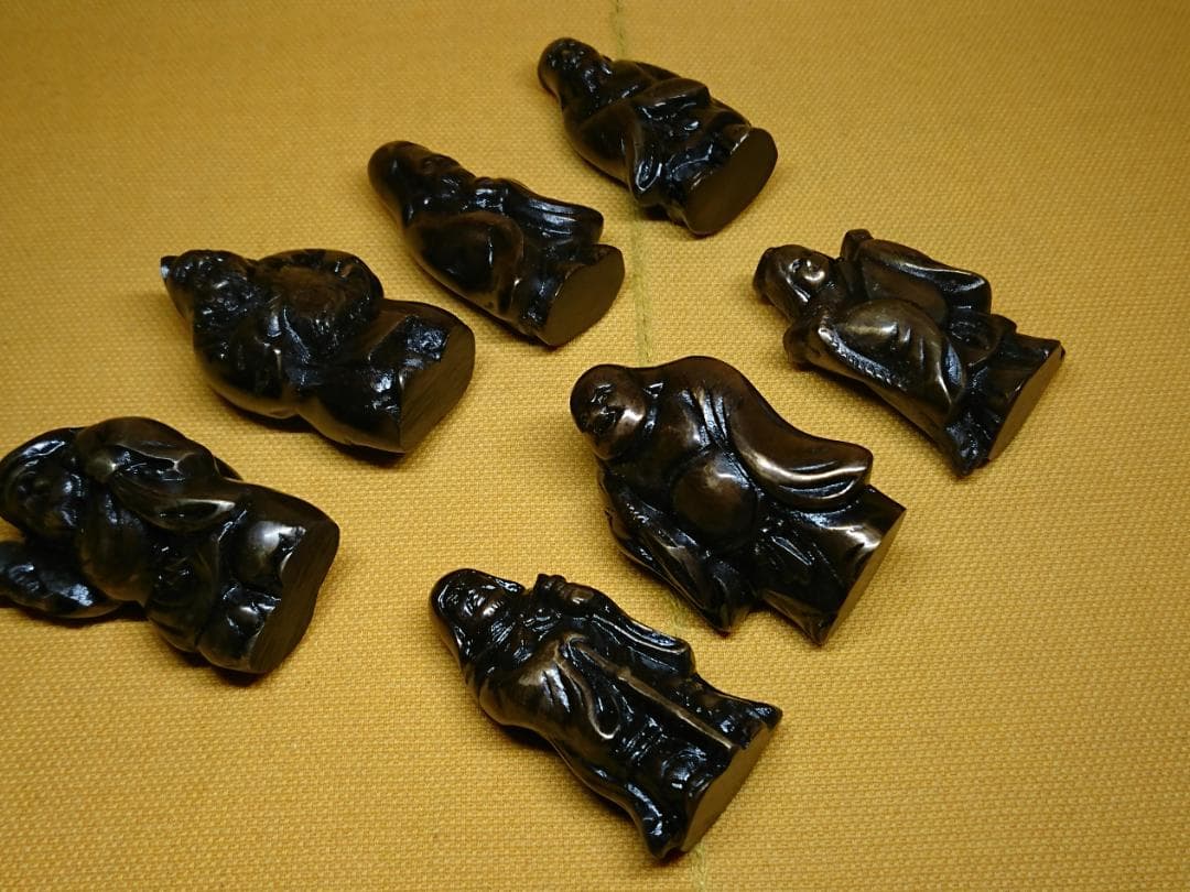 【美品】七福神　人形　銅製　置物　インテリア　工芸品　美術品　AA3431