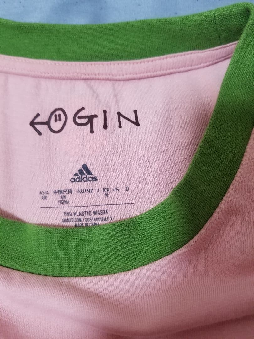 adidas×NIGO サッカー日本代表 リンガーTシャツ トリムTシャツ
