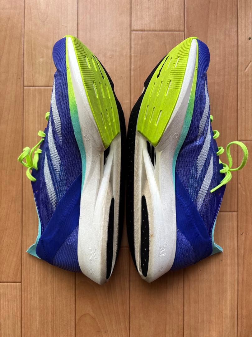 28cm ADIZERO TAKUMI SEN 10 イエローブルー