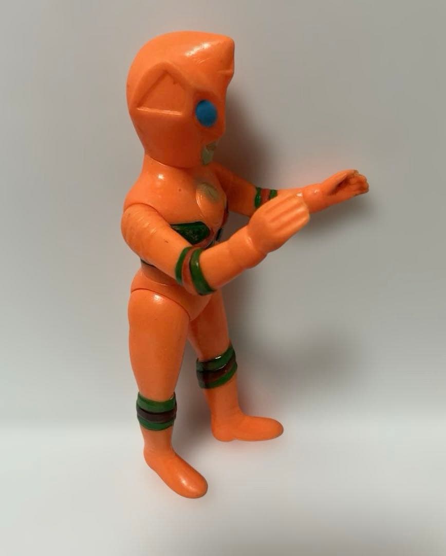 【レア】 ブルマァク製 トリプルファイター ソフビ 当時物