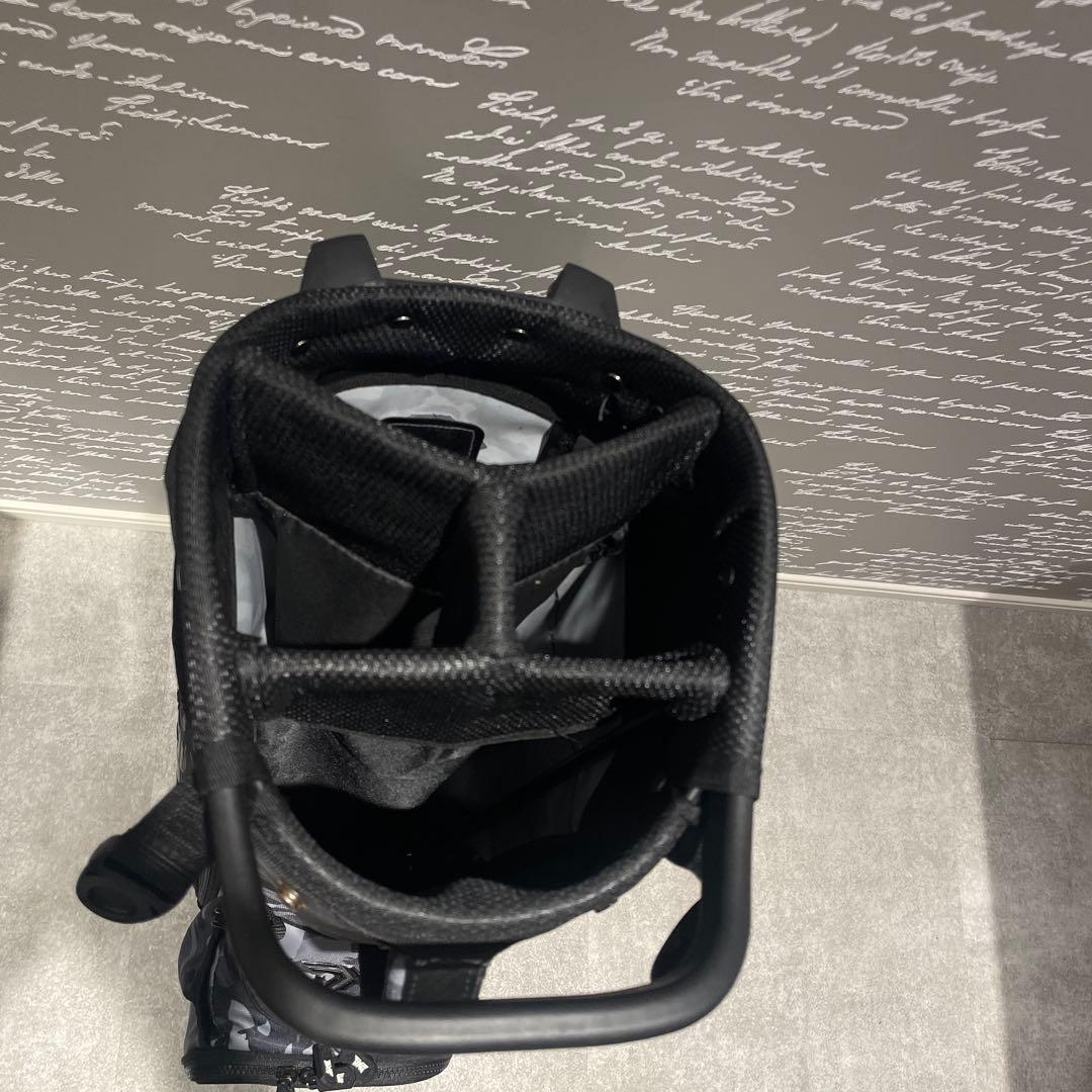 【良品】　PXGキャディバック 迷彩柄 スタンド機能 超軽量