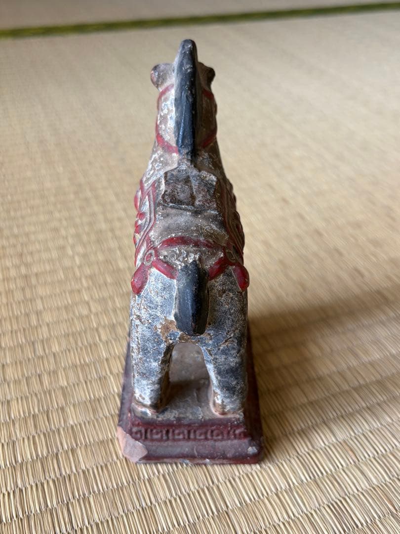 琉球古典焼 馬 陶器製の装飾馬像