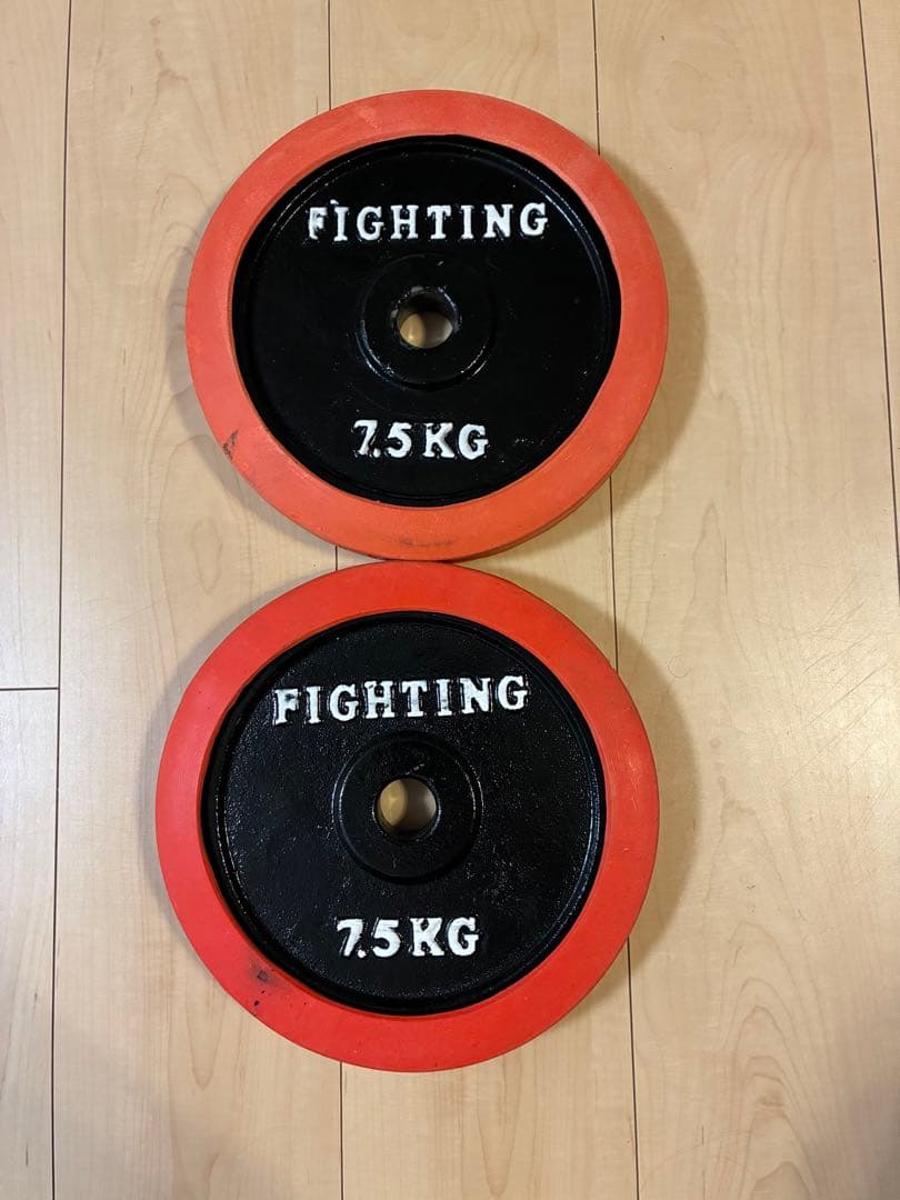 FIGHTING ダンベルプレート 7.5kg 2枚セット
