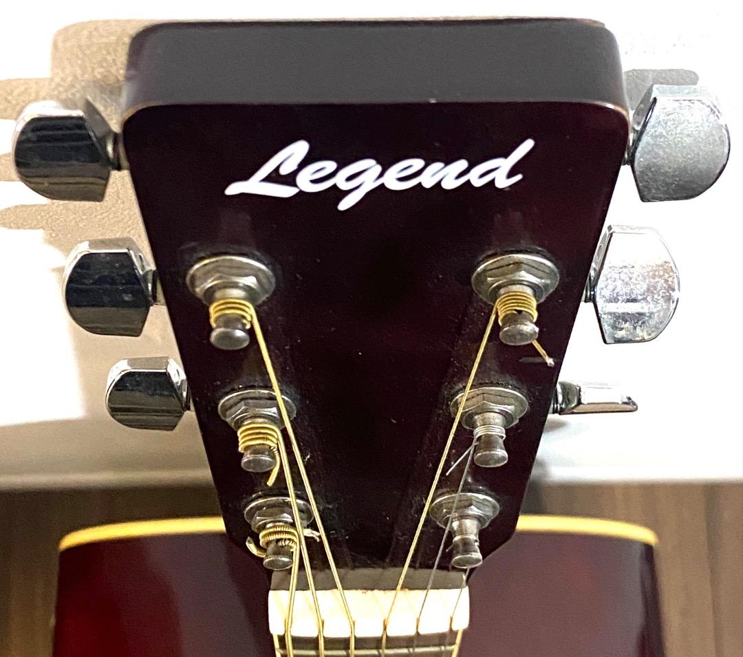 【送料込み】 Legend WG-20 N アコースティック ギター カポ付属