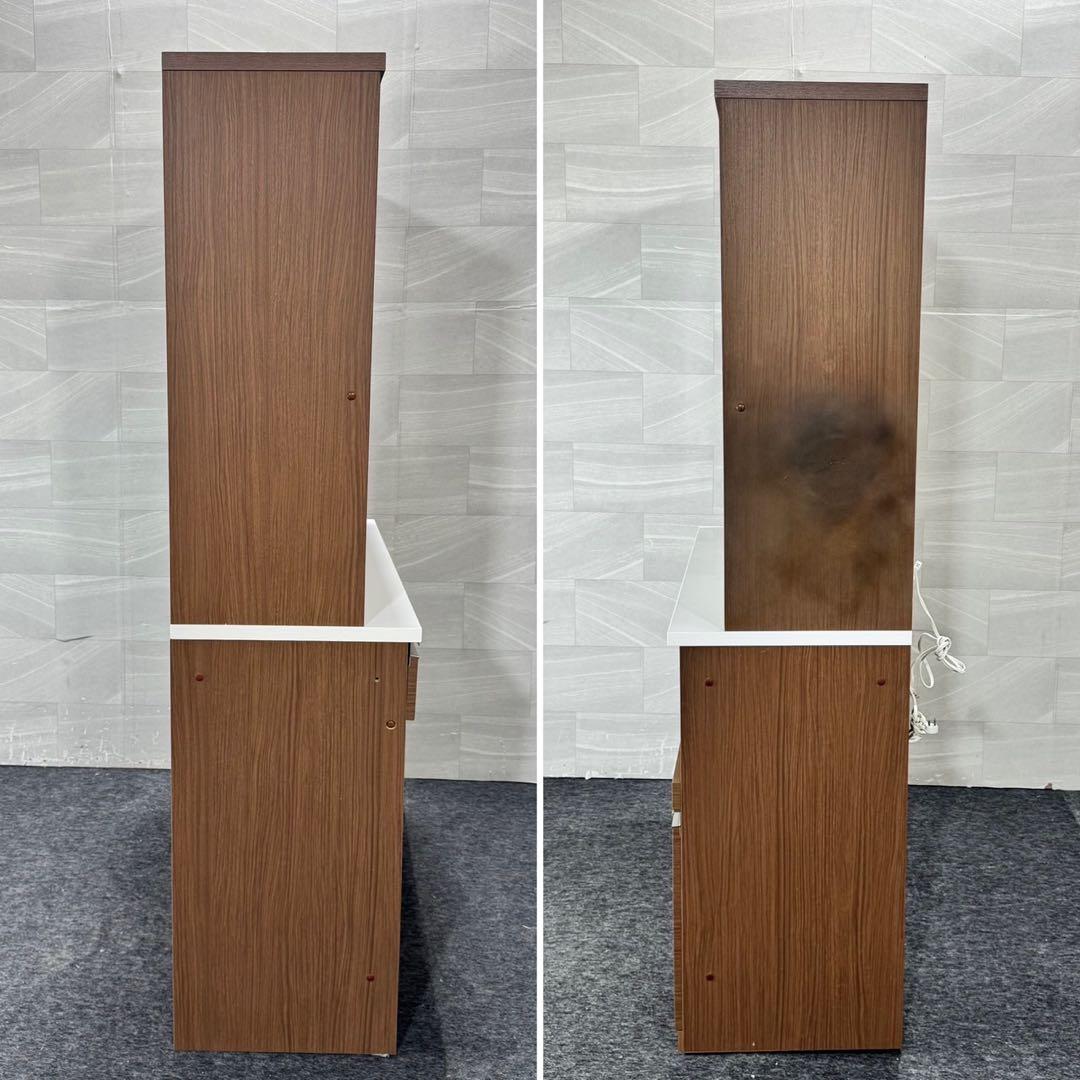 ニトリ 食器棚 リガーレ 120cm キッチンボード シンプル 家具d5341