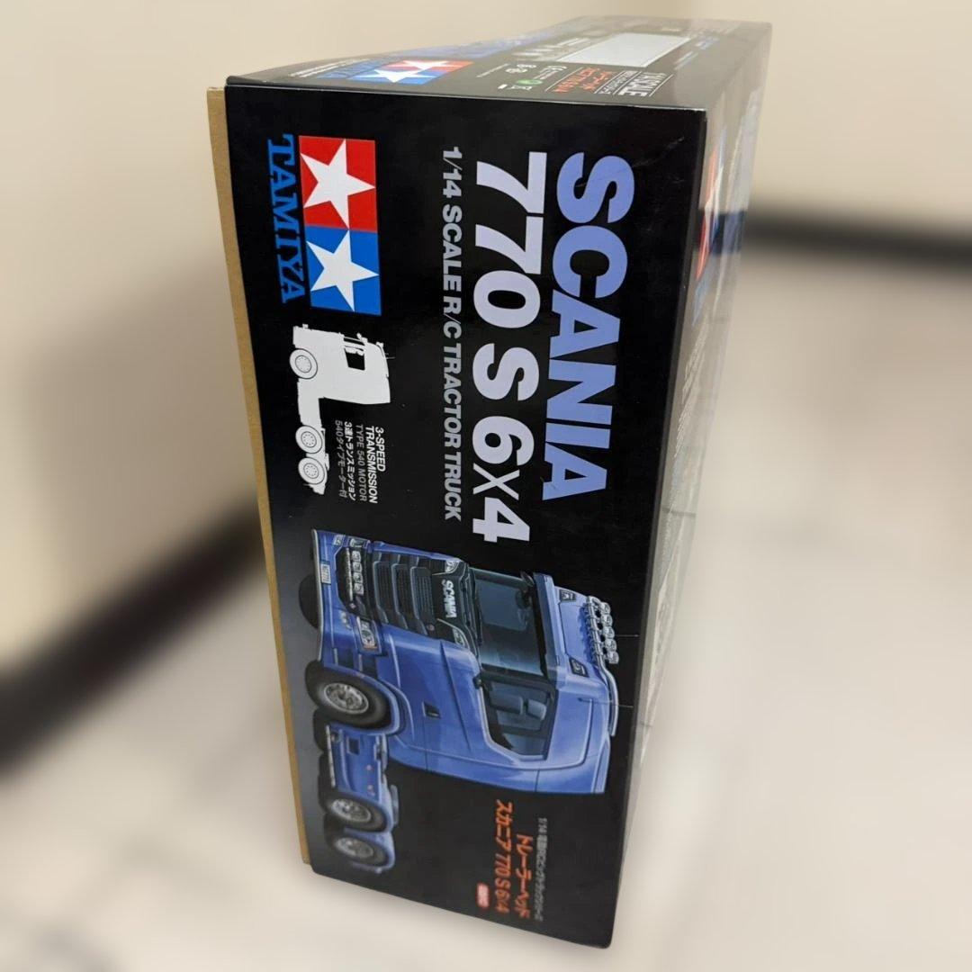 1/14電動RC トレーラーベッド　スカニア 770 S 6x4　シルバー