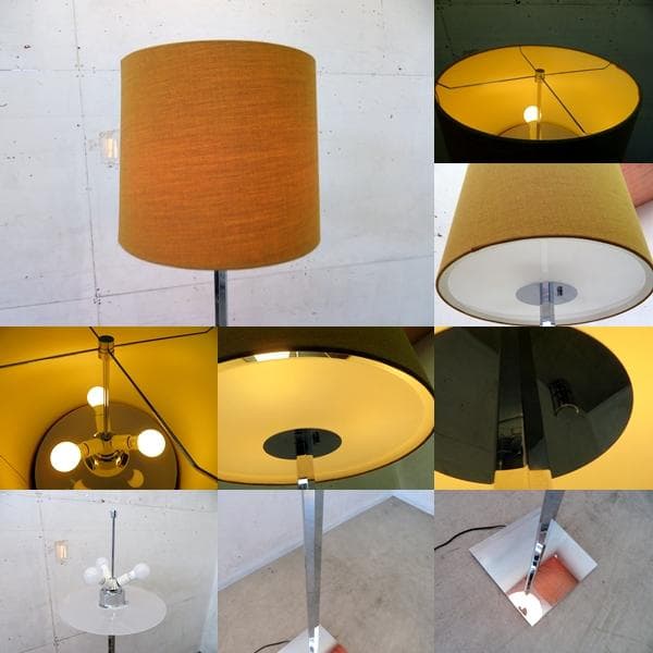 展示品■ヤマギワ■レジェーロ■kvadrat■フロアライト■クローム■照明