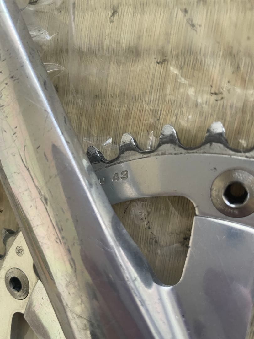 Shimano FC7600 クランクセット シルバー 165