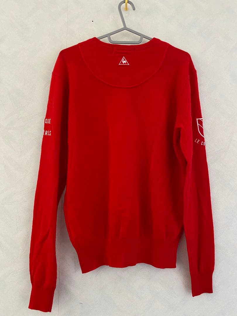 未使用品 le coq sportif GOLF Vネックニットセーター M